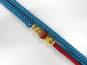 未使用品　正絹　振袖用　手組帯締め